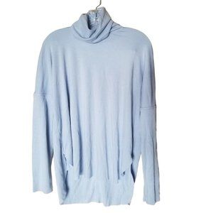 Kit and Ace Light Blue Turtleneck Top